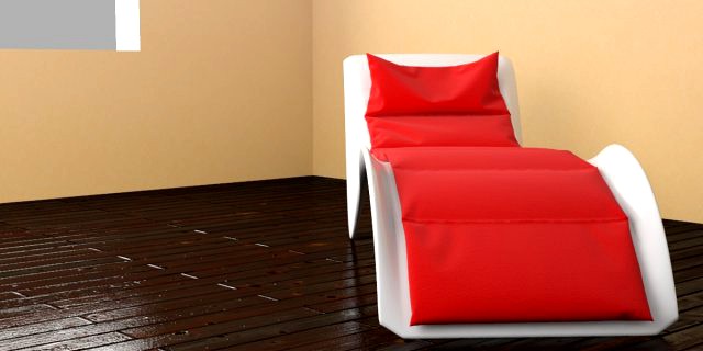 Cosmo Chaise Longue 3D Model