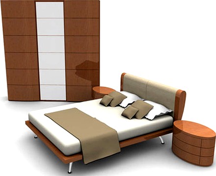 Bedroom set-Star 3D Model