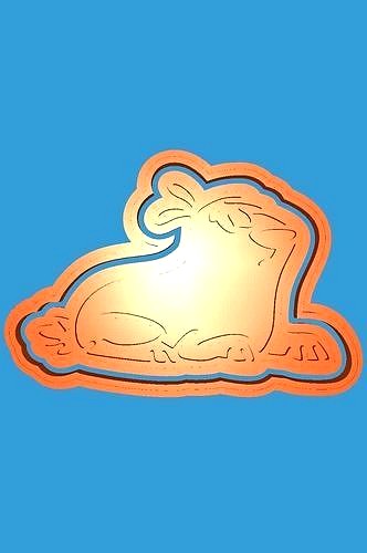 MakeIT Cookie Cutter Amazing Sitting Big Dog