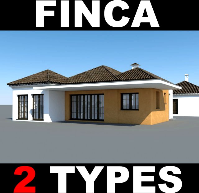 Finca 3D Model