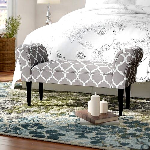 Busby Vanity Arm Upholstered Bedroom bench