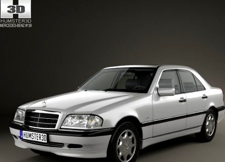 Mercedes-Benz C-Class W202 sedan 1997 3D Model