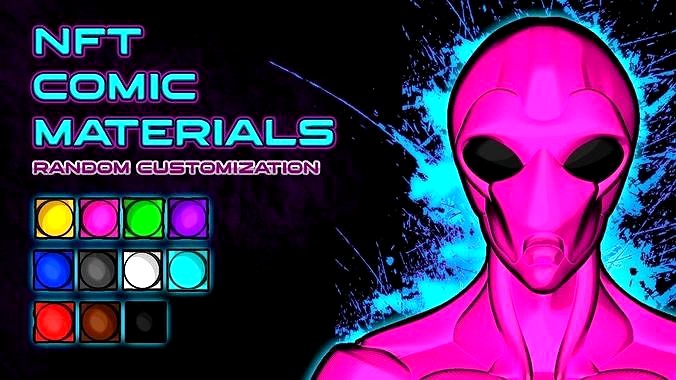 NFT Comic Materials - Random Customization