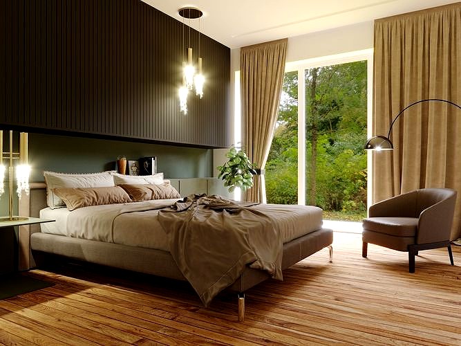 Bedroom 3d Visualization