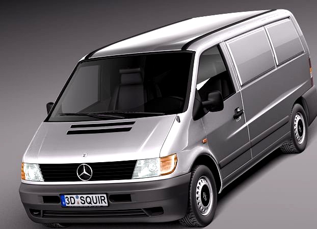 Mercedes Vito 19952000 cargo 3D Model