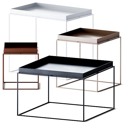 Tray table set by Hay