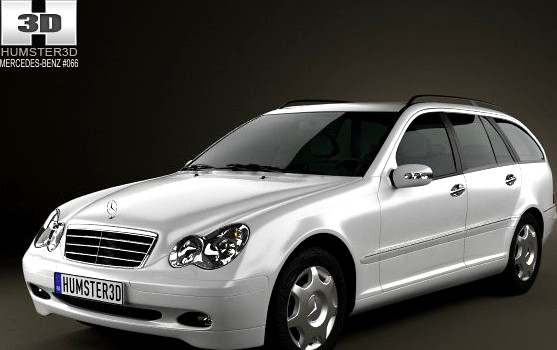 MercedesBenz CClass W203 estate 2005 3D Model