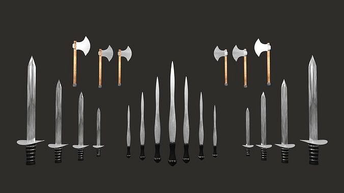 Melee weapons