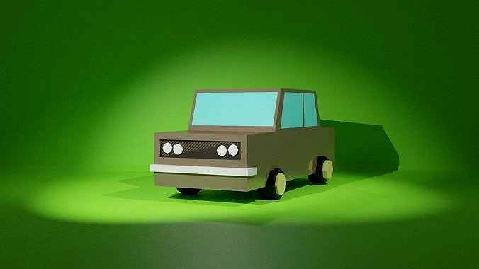 hiper lowpoly car