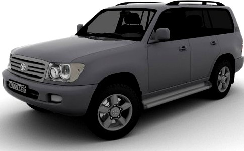 Toyota Land Cruiser 2006 3D Model