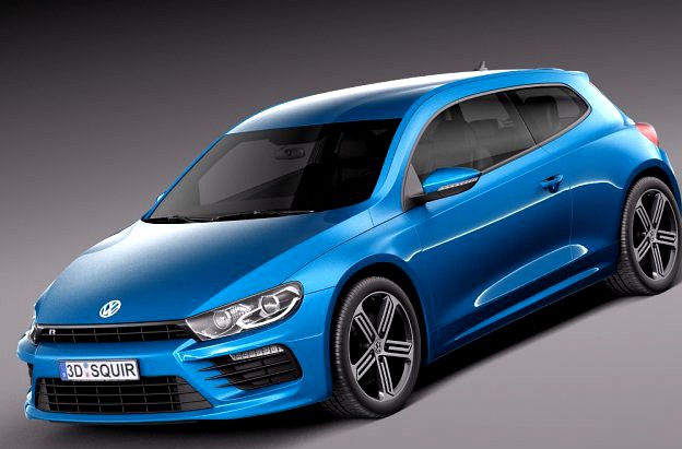 Volkswagen Scirocco R 2015 3D Model