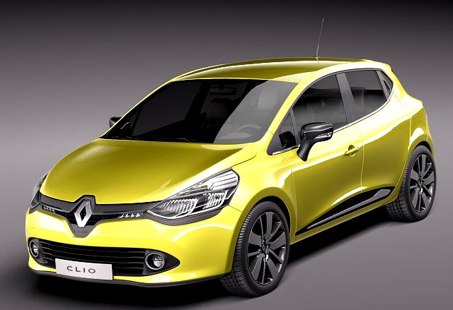 Renault Clio 2013 3D Model