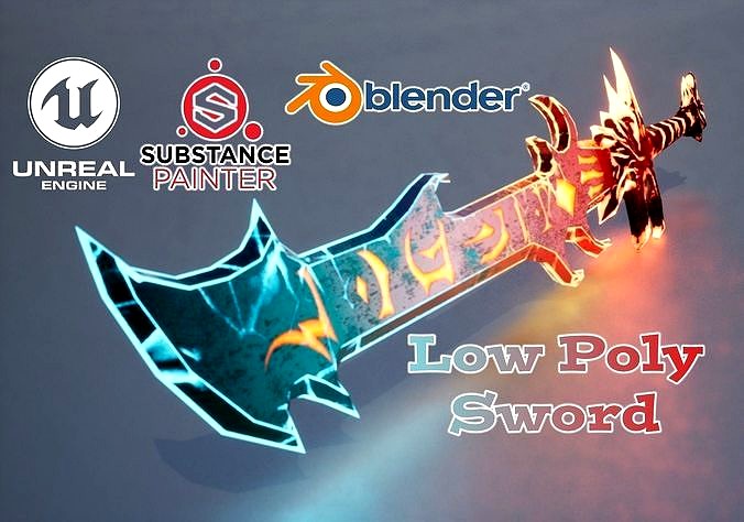 Sword Demonic FrostFire Blade