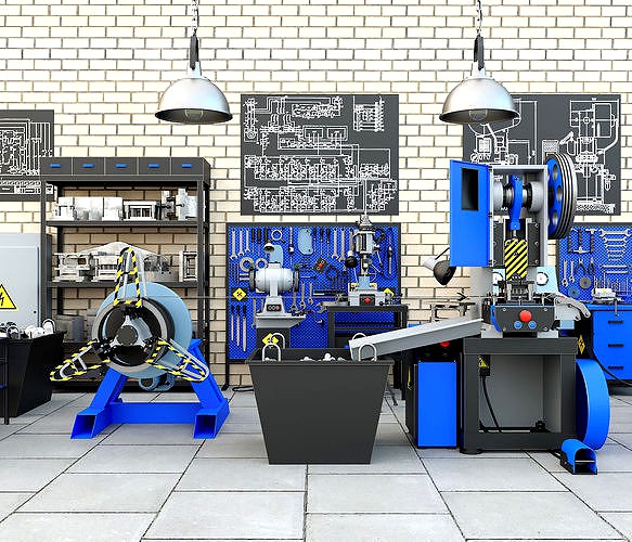K2116 mechanical press Collection for industrial interior Three