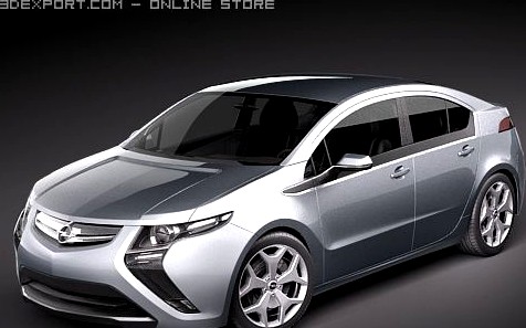 Opel Ampera 3D Model