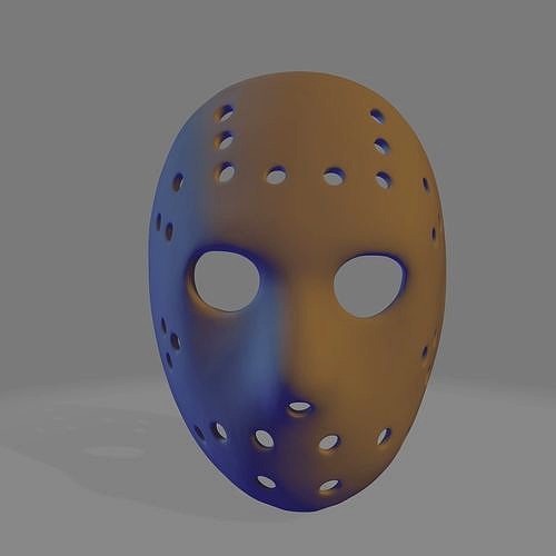 Jason Voorhees Friday the 13th Hockey mask 3D print file | 3D