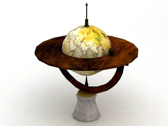 3D Globe Vintage model
