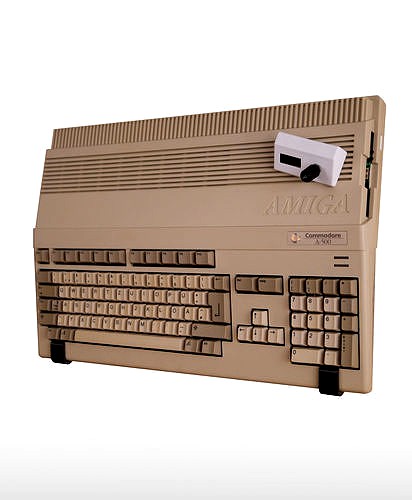 Wall Mount for Commodore Amiga A500 | 3D