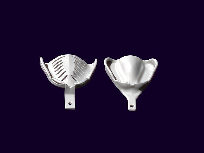 dental impression spoon upper and lower | 3D