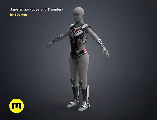 Jane armor - Love and Thunder | 3D