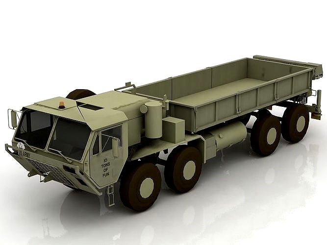 3D M977 Hemtt Military Heavy Truck Vehicle