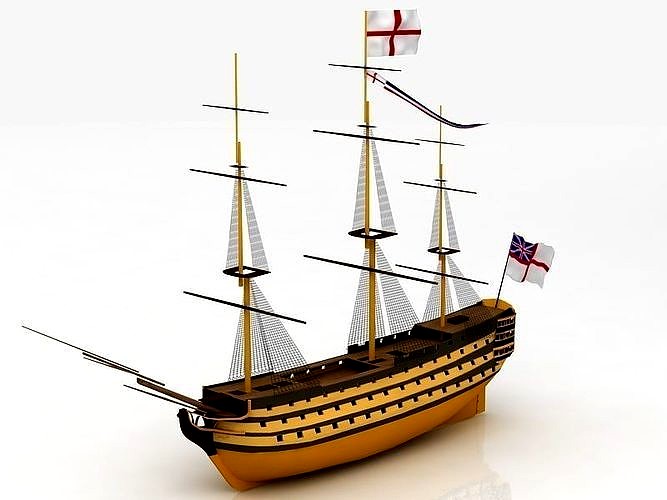 HMS Victory Flagship 3D