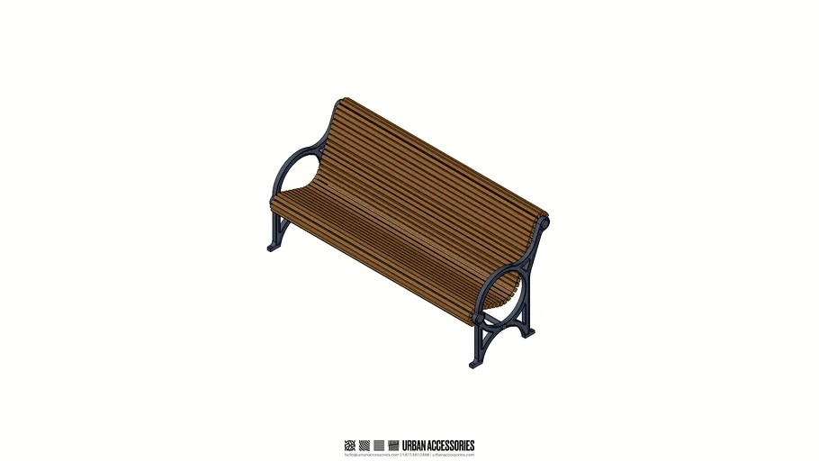 Bay Bench - 6ft Backed