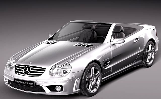 MercedesBenz SL 65 AMG 2006 3D Model