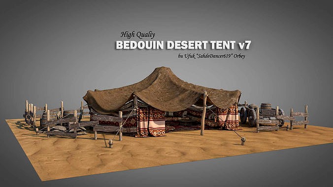 Bedouin Desert Tent v7