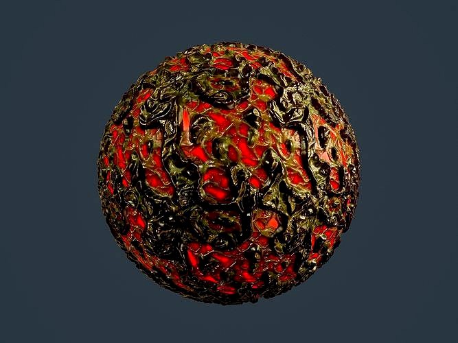 Sci-fi Alien Creature Environment Seamless PBR Texture 3