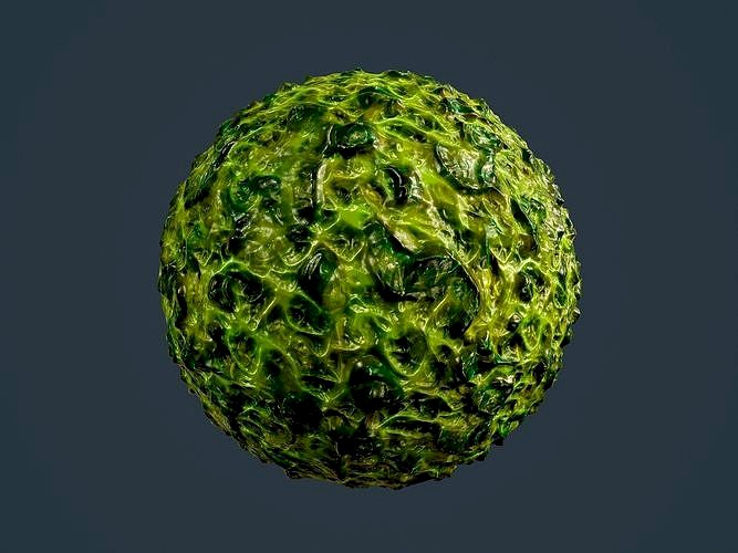 Sci-fi Alien Creature Environment Seamless PBR Texture 2