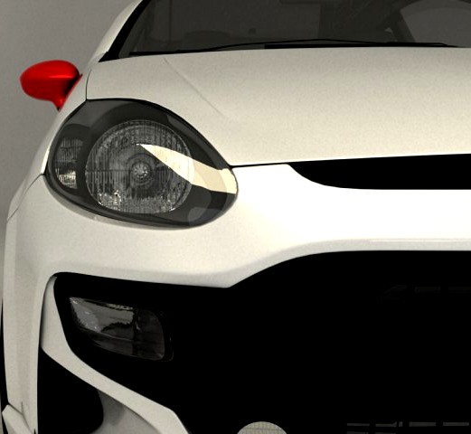 Fiat Punto Evo Abarth 3D Model