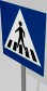 Pedestrian crossing sign 3D Model