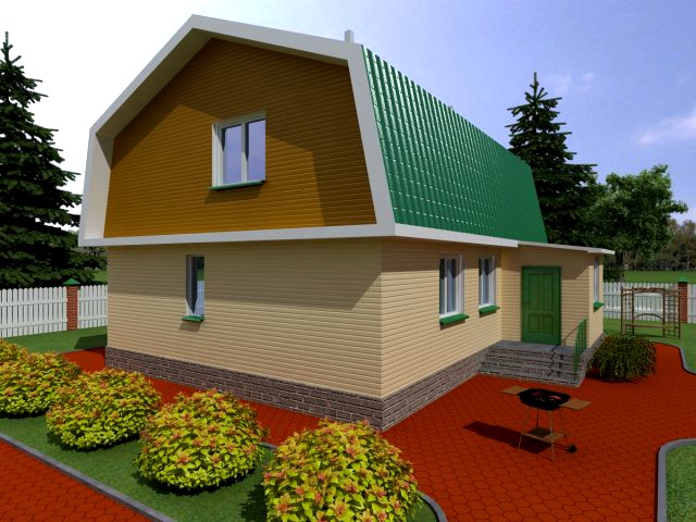 Cottage 3 3D Model