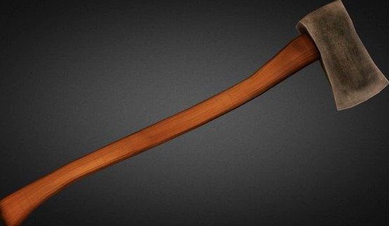 Axe Low Poly 3D Model