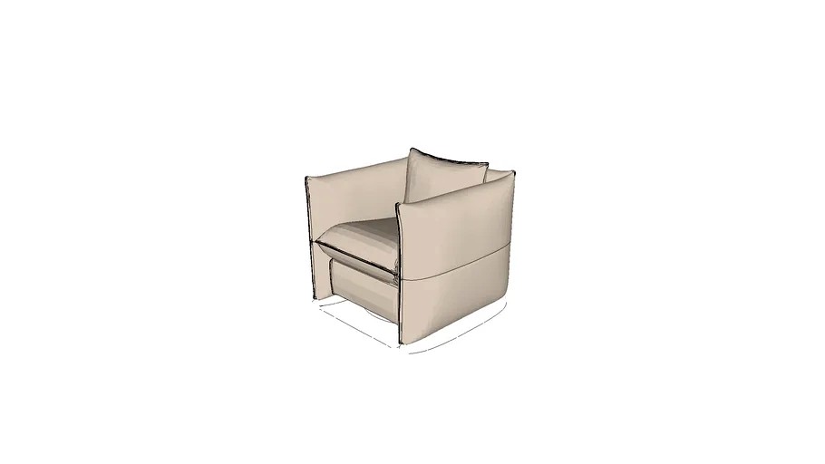 MARIPOSA CLUB ARMCHAIR - EDWARD BABER & JAY OSGERBY - VITRA