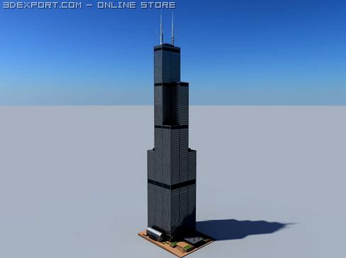 Sears Tower 3D Model