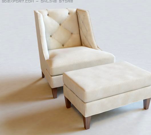 Chair04set 3D Model