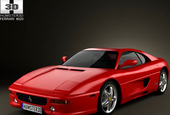 Ferrari F355 F1 Berlinetta 1999 3D Model