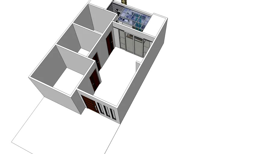 denah rumah 7x9meter