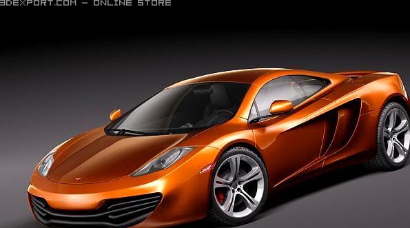 McLaren MP412C 3D Model