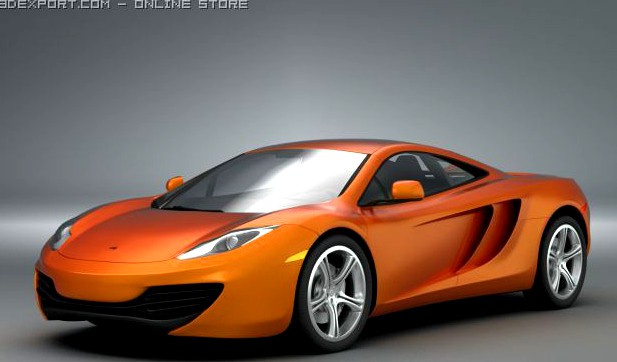 2011 McLaren MP412C 3D Model