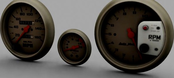 Auto Meter 3D Model