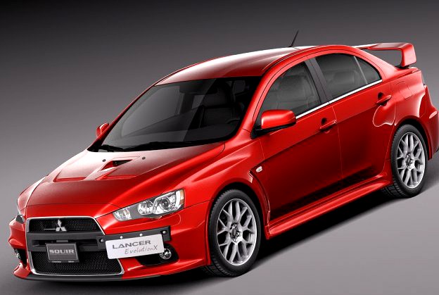 Mitsubishi Lancer Evolution X 2008 3D Model