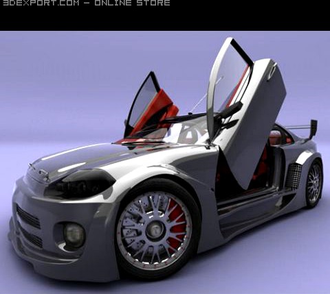 Dodge Viper Tropic 3D Model