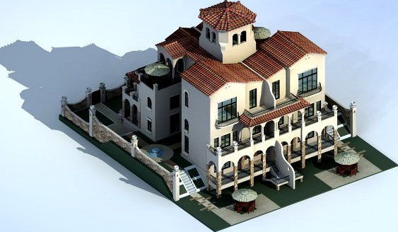 Villa 234 3D Model