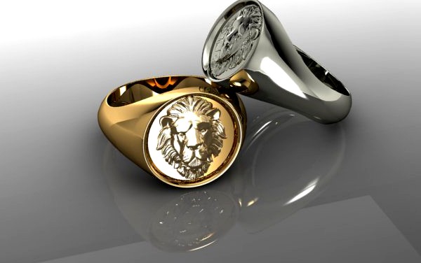 Ring Lion 3D Model