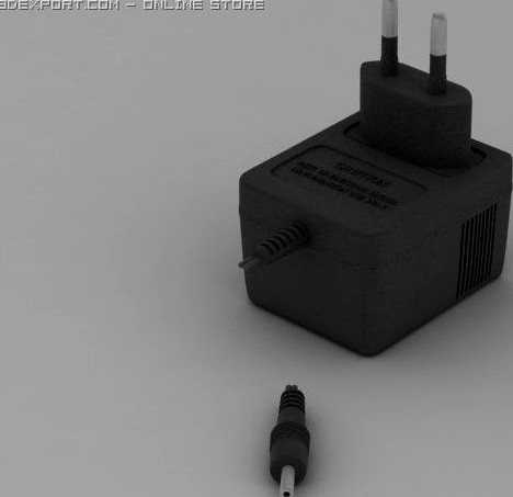 AC/DC Adapter 3D Model