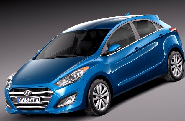 Hyundai Elantra GT 2016 3D Model