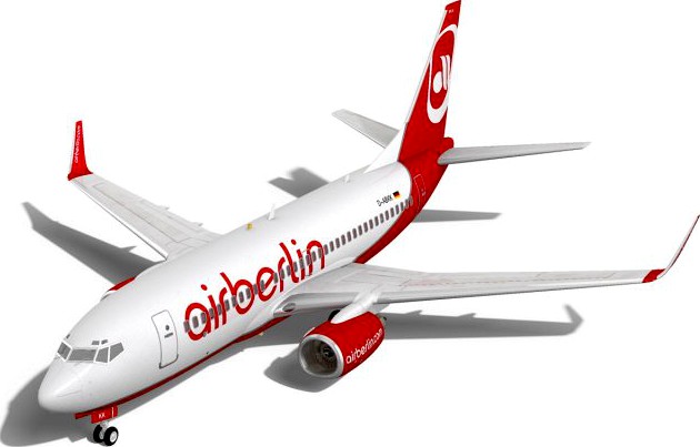 Airberlin Boeing 737700w 3D Model
